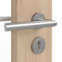Detailansicht der Oberfläche von GARANT Objektinnentür Authentic Achat GCK08 mit Lichtausschnitt LA-5 schlossseitig