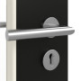 Detailansicht der Oberfläche von GARANT Objektinnentür 0901-60 Black Resopal mit Lichtausschnitt LA-6
