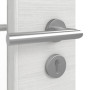 Detailansicht der Oberfläche von GARANT Objektinnentür Quer Authentic Grigio GCK08 mit Lichtausschnitt LA-6