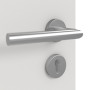 Detailansicht der Oberfläche von GARANT Objektinnentür 0160-60 Silver Grey CePaL mit Lichtausschnitt LA-7