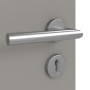 Detailansicht der Oberfläche von GARANT Objektinnentür U12115SD Platingrau GHK08