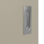 Detailansicht der Oberfläche von GARANT Schiebetür Aura 830 Matt Seidengrau 7044 G-TEC