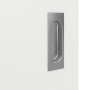 Detailansicht der Oberfläche von GARANT Schiebetür Aura 830 Matt Weißlack 9016 G-TEC