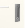 Detailansicht der Oberfläche von GARANT Schiebetür Corona 831 Pearl White CePaL 