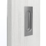 Detailansicht der Oberfläche von GARANT Schiebetür Corona 834 Authentic Grigio CePaL mit Lichtausschnitt LA-4 schlossseitig