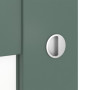 Detailansicht der Oberfläche von CLASSEN Schiebetür Frame 5.7 Uni Green Dekorfolie mit Lichtausschnitt