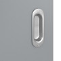 Detailansicht der Oberfläche von JELD-WEN Schiebetür Flint Grey Laminat DuriTop CPL