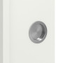 Detailansicht der Oberfläche von WESTAG Schiebetür Sira Weiß ähnl. RAL 9003 Westalack Soft mit Lichtausschnitt LA-18-21,5