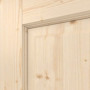 Detatailansicht der Fräsung von Typ 6002-B Fichte Massivholz Schiebetür - Radex