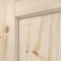 Detatailansicht der Fräsung von Typ 6002-B Kiefer Massivholz Schiebetür - Radex