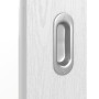 Detailansicht der Oberfläche von HÖRMANN Schiebetür Rail 1 Eiche Weiß Duradecor DesignLine
