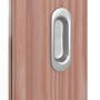Detailansicht der Oberfläche von Schiebetür TM-21 Lärche Massivholz