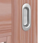 Detailansicht der Oberfläche von Schiebetür TM-36 Lärche Massivholz