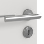 Detailansicht der Oberfläche von GARANT Wärmeschutztür Corona 831 Silver Grey CePaL