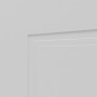 Detailansicht der Fräsung von JELD-WEN Wohnungseingangstür Contour 3F Nickelgrau ähnl. RAL 7047 ExpertLack