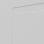 Detailansicht der Fräsung von JELD-WEN Wohnungseingangstür Shape 3F Nickelgrau ähnl. RAL 7047 ExpertLack