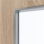 Detailansicht des Lichtausschnitts von GARANT Feuchtraumtür Authentic Eiche GCK08 mit Lichtausschnitt LA-2