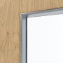 Detailansicht des Lichtausschnitts von GARANT Feuchtraumtür Authentic Asteiche GCK08 mit Lichtausschnitt LA-3