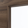Detailansicht des Lichtausschnitts von HÖRMANN Innentür Alpineiche quer Duradecor ProLine mit Lichtausschnitt LA 12