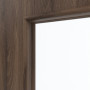 Detailansicht des Lichtausschnitts von HÖRMANN Innentür Alpineiche Duradecor ProLine mit Lichtausschnitt LA 8