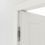 Detailansicht der Bänder von Innentür-Set Cofi 40 reverse Weißlack RAL 9016 mit Zarge und Drücker - Deine Tür