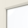 Detailansicht des Lichtausschnitts von GARANT Zimmertür Como Weißlack mit Lichtausschnitt CL2 Sprosse SP2