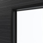 Detailansicht des Lichtausschnitts von HÖRMANN Innentür Schiefer Schwarz Duradecor Proline Concepto mit Lichtausschnitt LA 8