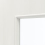 Detailansicht des Lichtausschnitts von GARANT Zimmertür Corona 832 Authentic Bianco CePaL mit Lichtausschnitt LA-4 mittig