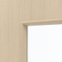 Detailansicht des Lichtausschnitts von GARANT Zimmertür Corona 834 Authentic Sand CePaL mit Lichtausschnitt LA-4 schlossseitig
