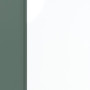 Detailansicht des Lichtausschnitts von CLASSEN Innentür Frame 5.6 Uni Green Dekorfolie mit Lichtausschnitt