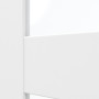Detailansicht des Lichtausschnitts von CLASSEN Innentür Frame 5.7 Uni Weiß Dekorfolie mit Lichtausschnitt