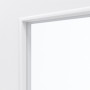Detailansicht des Lichtausschnits von JELD-WEN Innentür ArktisWeiß Optima DuriTop CPL mit Lichtausschnitt LÖ-20