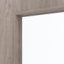 Detailansicht des Lichtausschnits von JELD-WEN Innentür Sandeiche Optima DuriTop CPL mit Lichtausschnitt LÖ-20