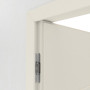 Detailansicht der Bänder von Innentür-Set Weißlack RAL 9010 LA-30 reverse mit Zarge und Drücker