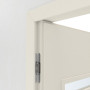 Detailansicht der Bänder von Innentür-Set Weißlack RAL 9010 LA-40 reverse mit Zarge und Drücker