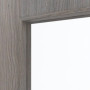 Detailansicht des Lichtausschnits von JELD-WEN Innentür Steineiche Optima DuriTop CPL mit Lichtausschnitt LÖ-40