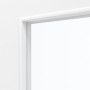 Detailansicht des Lichtausschnits von JELD-WEN Innentür Ultraweiß Optima DuriTop CPL mit Lichtausschnitt LÖ-62 bandseitig