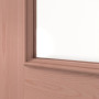 Detailansicht des Lichtausschnitts von Innentür TE-64 Buche Massivholz