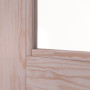 Detailansicht des Lichtausschnitts von Innentür TM-32 Fichte astarm Massivholz