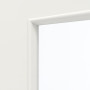 Detailansicht des Lichtausschnitts von GARANT Objektinnentür Weißlack 9016 mit Lichtausschnitt LA-3