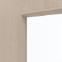 Detailansicht des Lichtausschnitts von GARANT Objektinnentür Authentic Akazie GCK08 mit Lichtausschnitt LA-4 bandseitig