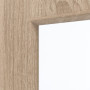 Detailansicht des Lichtausschnitts von GARANT Objektinnentür Authentic Eiche CePaL mit Lichtausschnitt LA-4 mittig