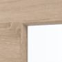 Detailansicht des Lichtausschnitts von GARANT Schiebetür Corona 732 Quer Authentic Eiche CePaL mit Lichtausschnitt LA-4 mittig