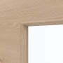 Detailansicht des Lichtausschnitts von GARANT Schiebetür Corona 733 Quer Authentic Achat CePaL mit Lichtausschnitt LA-4 mittig