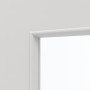 Detailansicht des Lichtausschnitts von GARANT Schiebetür Corona 830 Silver Grey CePaL mit Lichtausschnitt LA-4 mittig