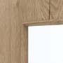 Detailansicht des Lichtausschnitts von GARANT Schiebetür Corona 834 Authentic Risseiche CePaL mit Lichtausschnitt LA-4 schlossseitig