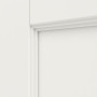 Detailansicht der Fräsung von JELD-WEN Innentür Solist 1F Brillantweiß ähnlich RAL 9016 ExpertLack