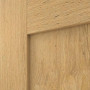 Detailansicht der Fräsung von Innentür TM-22 Eiche astarm Massivholz
