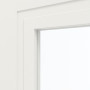 Detailansicht des Lichtausschnitts von Innentür-Set Cofi 40 LA-02 reverse Weißlack RAL 9016 mit Zarge und Drücker - Deine Tür