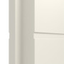 Detailansicht der Fräsung von CLASSEN Innentür Dynamic 3.28 Weißlack RAL 9010